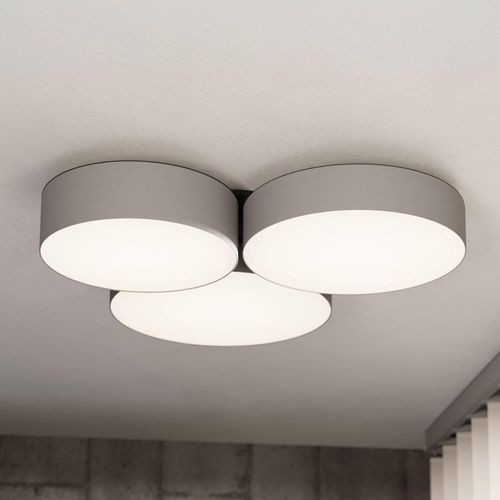 EGLO connect Smart-LED-Deckenleuchte Barbano-Z, grau