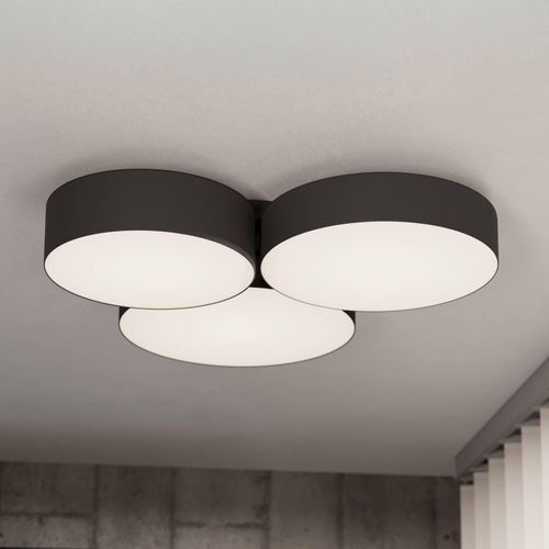 EGLO connect Smart-LED-Deckenleuchte Barbano-Z, schwarz