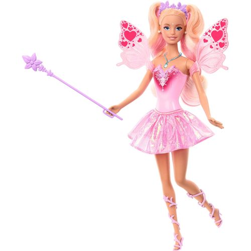 Barbie Puppe Barbie Fee mit Farbwechseleffekt