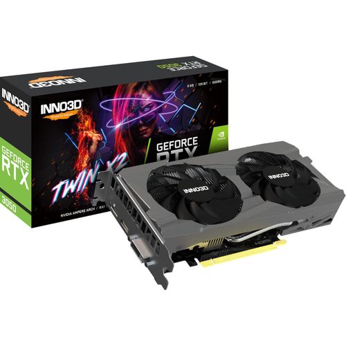Inno3D Grafikkarte GeForce RTX 3050 TWIN X2