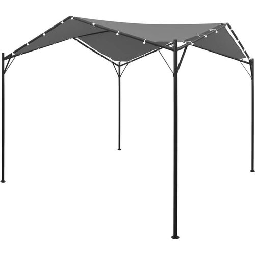 Gartenpavillon Anthrazit 4x4 m
