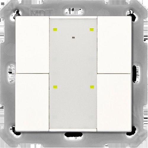 MDT RF-TA55A4.01 KNX RF+ Funk Taster Plus 4fach m.Aktor Reinweiß glänzend (RF-TA55A4.01)