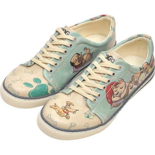 DOGO Sneaker - Vegane Damen Sneakers und Nachhaltige und Bunte - Sleeping Dogs 41