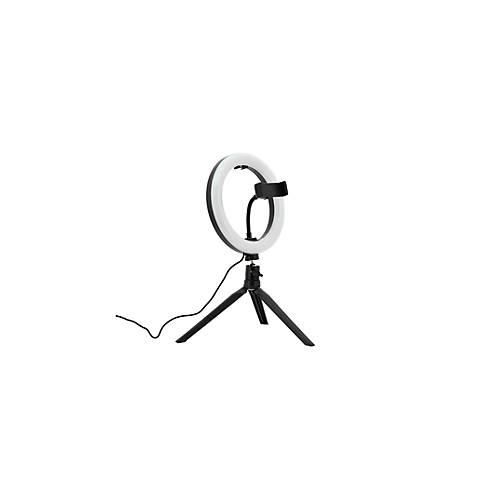 meet by paperflow Blogg Ringlicht Tischleuchte, PVC, 200 × 450 × 110 mm, 420 lm, warmweiß, EEK G