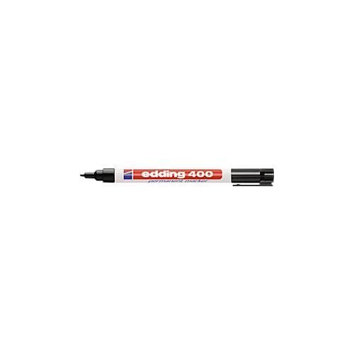 Marker edding 400, feine Spitze, schwarz, 10 Stück