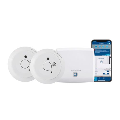 HomeMatic Rauchmelder »Access Point + 2x Rauchwarnmelder«