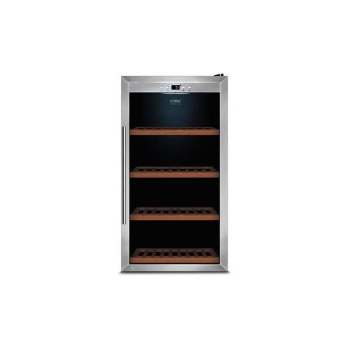 Caso Weinkühlschrank »WineSafe 75 Silber, Rechts«, für 75 St. Standardflaschen á 075l, Holzart: Buche (Deutschland)