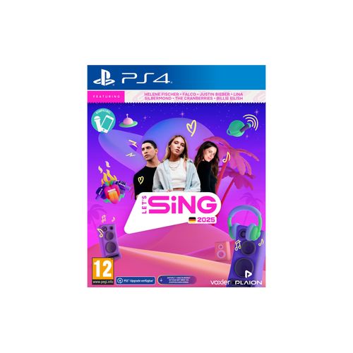 Spielesoftware »GAME Let's Sing 2025 German Version«, PlayStation 4
