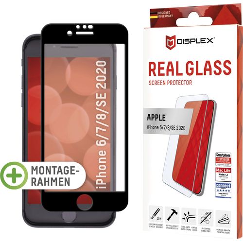 Displex Displayschutzglas »DISPLEX Real Glass Panzerglas für Apple iPhone 6/7/8/SE(2020) (4,7")«, für Apple iPhone 6-Apple iPhone 7-Apple iPhone 8-Apple iPhone SE 2020
