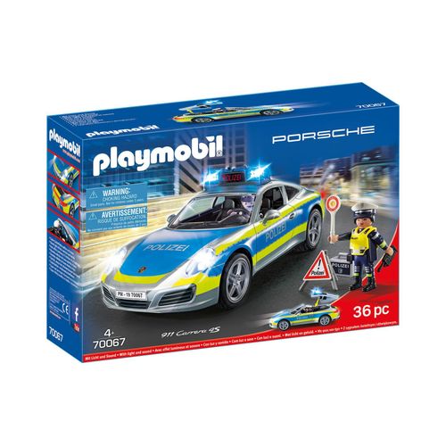 Playmobil® Spielbausteine »Porsche 911 Carrera 4S Polizei 70067«, (36 St.)