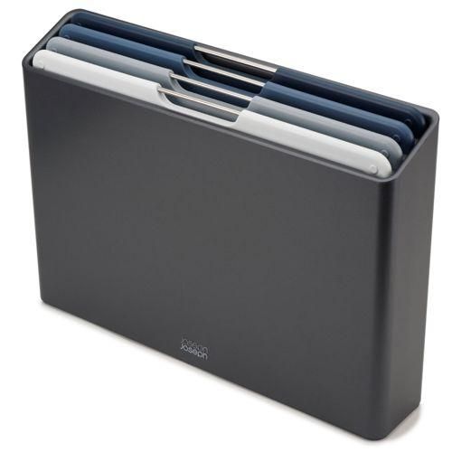 Joseph Joseph Folio grau 4-tlg. Schneidebrett-Set Groß