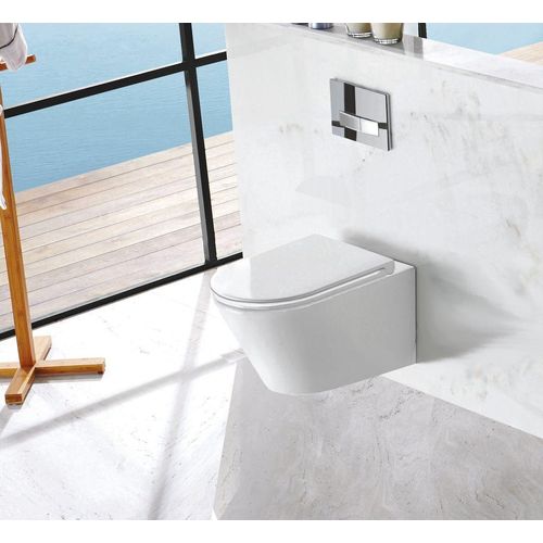 Spülrandloses Wand-WC inkl. Soft-Close Sitz WHR-6011