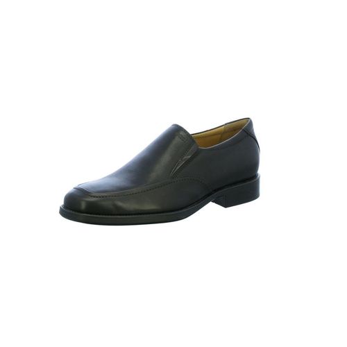 GEOX Slipper FEDERICO, Glattleder, Schwarz, Herren