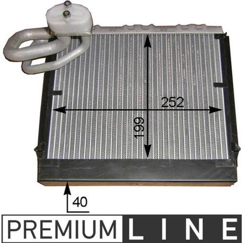 Verdampfer, Klimaanlage MAHLE AE 106 000P