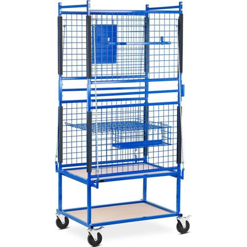 MSW Kfz-Werkstatt-Wagen - für Karosserieteile - 60 x 90 x 202 cm - 220 kg