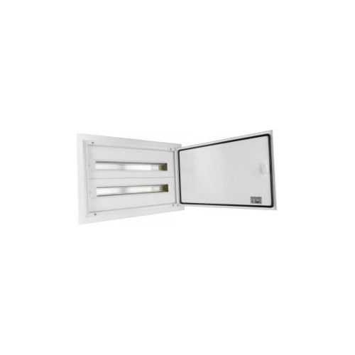 Verteilerkasten IP54 DARP-48 2x24 Unterputz Alutür Unterverteiler Sicherungskasten 9.224 E-P 6743