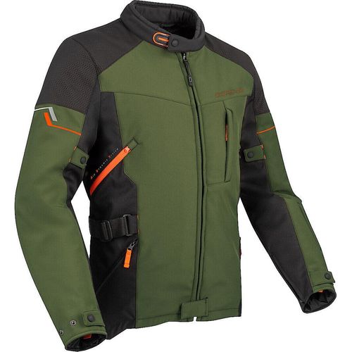 Bering Cobalt Motorrad Textiljacke, khaki, 2XL