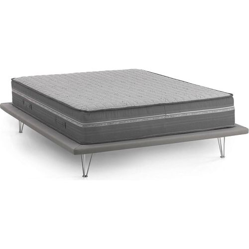 Doppelmatratze Dastor, Matratze aus Memory-Schaum und Mikrofedern mit Taschen, 100% Italy, Anti-Milbe und hypoallergen, Cm 160x190h32