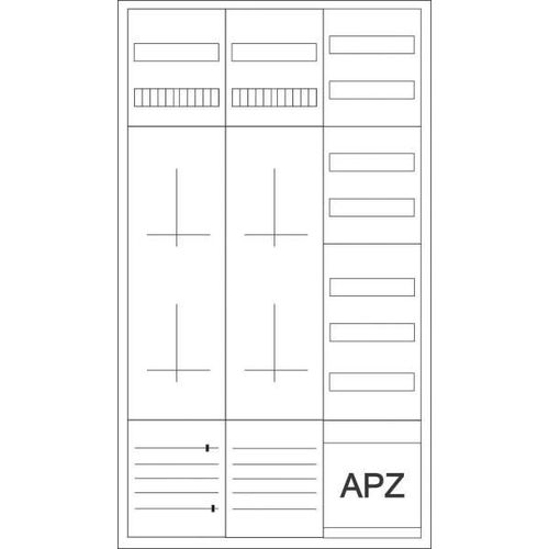 Eaton Zähler-Komplettschrank ZSD-4ZV-1400/APZ 300869