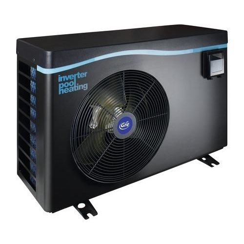Poolheizung Pool Inverter Wärmepumpe Gre 14kW bis 70m³ grau