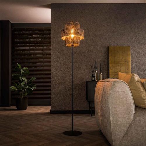 Hoyz-Kollektion – Stehlampe 1L Laterne – Schwarzbraun