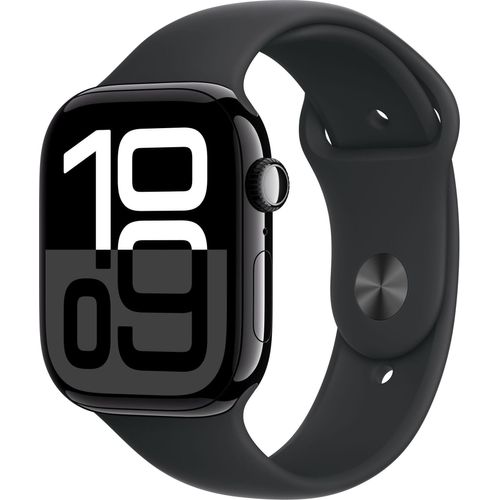 Apple Watch Series 10 GPS 46mm Diamantschwarz S/M