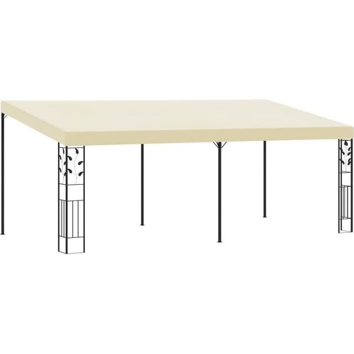 Wand-Pavillon 6x3x2,5 m Cremeweiß