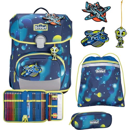 Scout Neo LED Schulranzen-Set 4 tlg. Planets