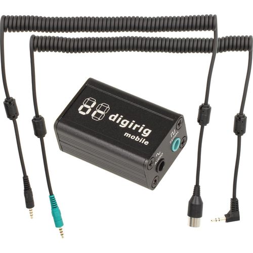Minadax DIGIRIG Mobile KIT | Revolutionäres Digital-Interface für Amateurfunk | kompatibel mit ICOM IC-706 IC-706 IC-7000 IC-7100 IC-7200 IC-718 IC-9100 IC-970 + Kabel SET - CI-V