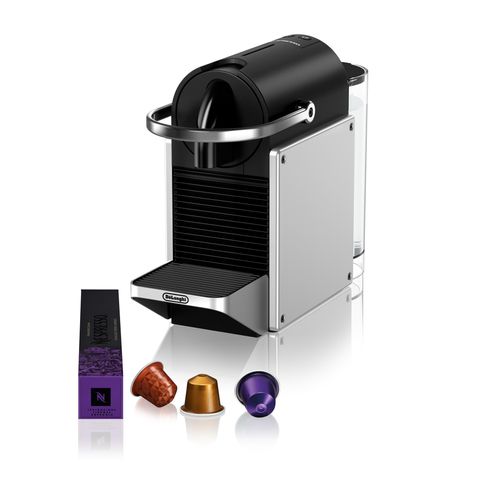 Nespresso De'Longhi Pixie EN127.S Kapselmaschine | 19 Bar | 1260W | Silber