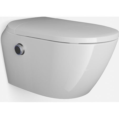 BERNSTEIN DUSCH-WC T640 PRO Weiß Microbubble – Wandmontage mit Sitzheizung, Entkalkung & UV-C Sterilisation