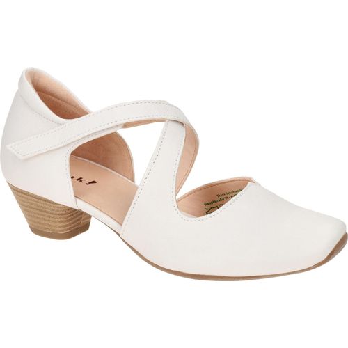Think AIDA Damenschuhe - Riemchen Pumps weiß Elegant NEU