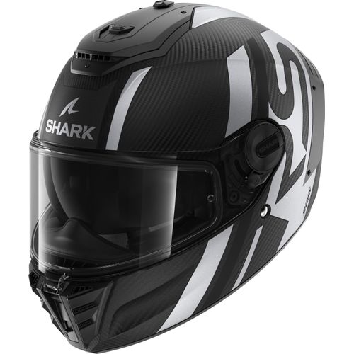 Shark Spartan RS Shawn Carbon Helm, schwarz matt/silber, XL (61/62)
