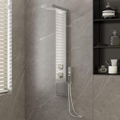 Prolenta Premium - Duschpaneel-System Edelstahl Quadratisch