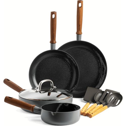 GreenPan Pfannenset Mayflower Pro 4-teilig + Küchenhelfer