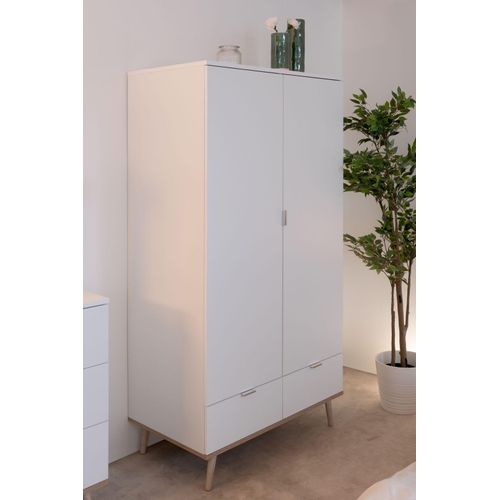 Kleiderschrank Helsinki 61 Matt-Weiß
