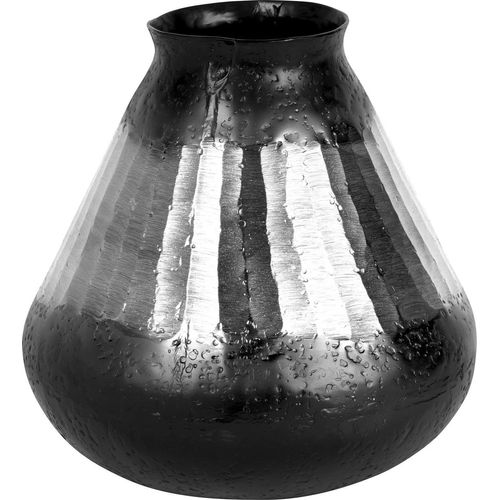 Lambert Riku Gefäß Aluminium silber/schwarz H 26 D 26 cm 41237