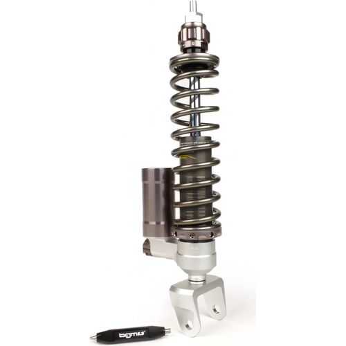 Stoßdämpfer BGM hinten SC / R12 COMPETITION 330mm für Vespa PX80, PX125, PX150, PX200, T5 125cc, Rally180, Rally200, Sprint150, TS125, GT125, GTR125, V50, PV, ET3