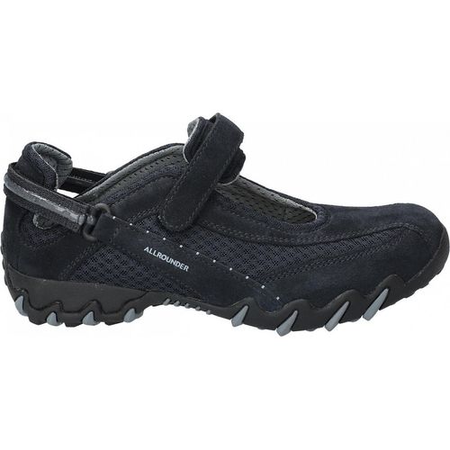 Allrounder by Mephisto NIRO C. SUEDE 97/3D Damenschuhe Slipper Schwarz, Schuhgröße:EUR 40 | UK 6.5