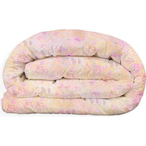 Winterdecke HappyNest, geblümt, rosa, 180x200 cm, mit 30 % Gänsedaunen, -Baumwollbezug