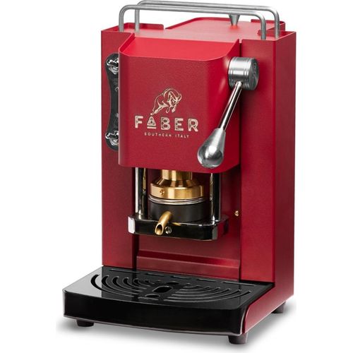 Faber 8057271692474 Faber Pro Mini Deluxe ESE Padmaschine Cherry Red
