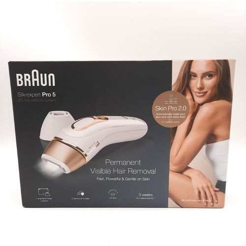Braun IPL Silk Expert Pro 5 Haarentfernung Zuhause Aufbewahrungstasche 2 schnelle Entfernung