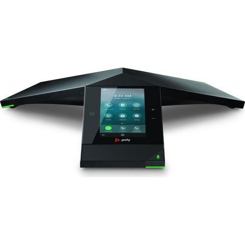 Poly Trio 8800 IP-Konferenztelefon und PoE-fähig, IP-Konferenztelefon, Schwarz, 12,7 cm (5"), 720 x 1280 Pixel, G.711alaw, G.711ulaw, G.719, G.722, G.722.1, G.722.1C, G.729ab, OPUS, iLBC, Wi-Fi 4 (802.11n)