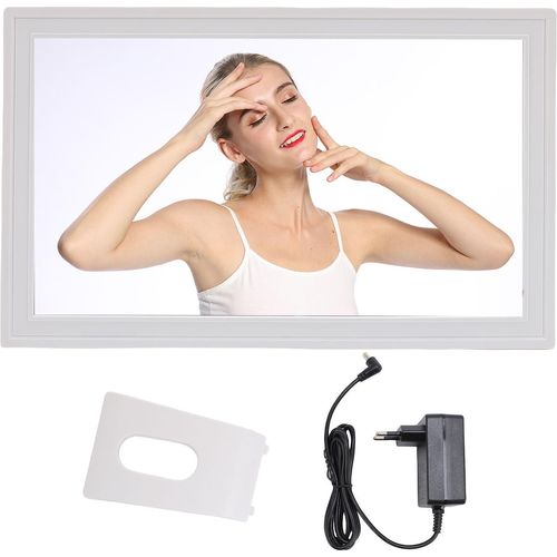 Digitaler Fotorahmen 18,5 Zoll LED LCD Touchscreen 32GB WiFi Elektronischer Bilderrahmen Weiß EU Stecker