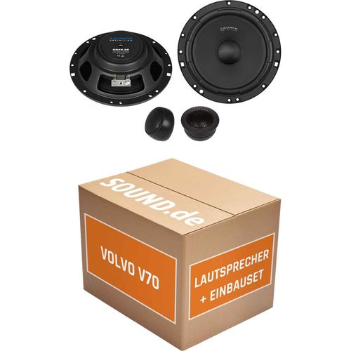 Lautsprecher Boxen Einbaupaket Front Crunch DSX6.2E passend für Volvo V70 L/P80 | Set für zwei Türen