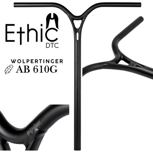 Ethic DTC Wolpertinger Stunt Scooter Bar 660gr IHC Schwarz 67cm