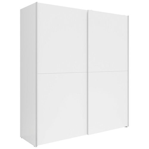 Boxxx Schwebetürenschrank , Weiß , Holzwerkstoff , 2 Fächer , 170x191x59 cm , Schlafzimmer, Kleiderschränke, Schwebetürenschränke
