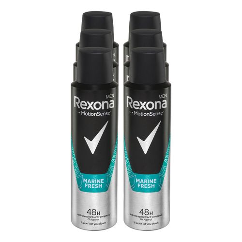 Rexona Men Deospray Marine 150 ml, 6er Pack