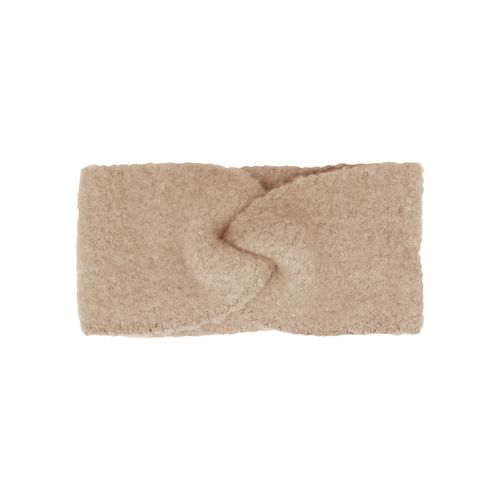 Stirnband CAPELLI NEW YORK, Damen, braun (camel), Fleece, Kunstfaser, meliert, casual,klassisch,feminin, Mützen, mit Boucle-Optik