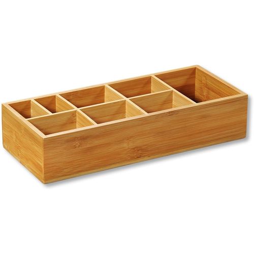 Organizer KESPER, braun, Aufbewahrungsboxen, Aufbewahrungsbox, FSC-zertifizierter Bambus